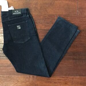 Armani Exchange Men's Dark Indigo Jeans, waist 34R